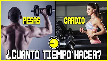 ¿Cuántos minutos de cardio a la semana si levantas pesas?