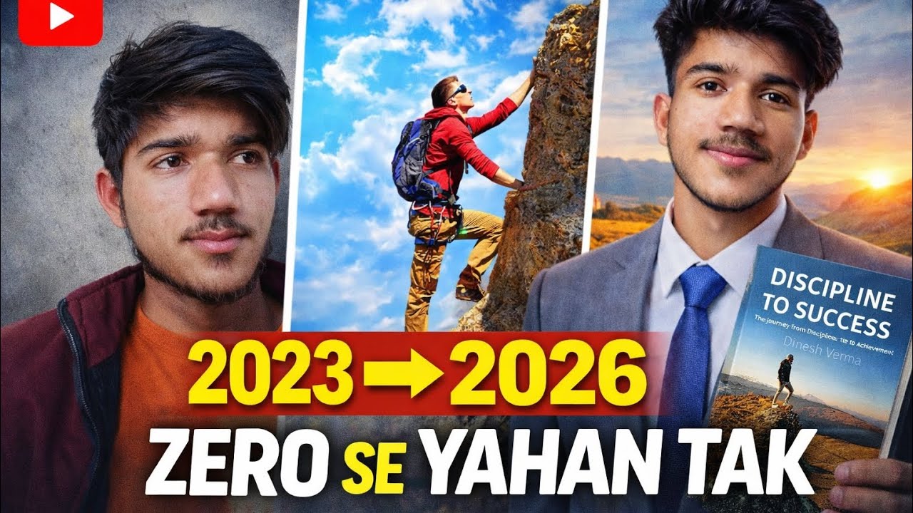 Zero से यहाँ तक — मेरी 3 साल की सच्ची कहानी | 2023-2026 Journey 