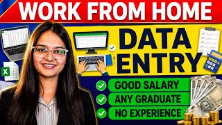 🔥Data Entry Permanent Work From Home Job 2026 | No Experience | Freshers Can Apply