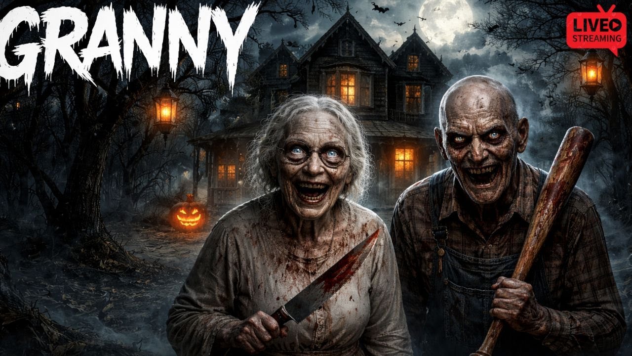 halloween ll Granny & Grandpa Ke Sath Khele Live Gameplay l 