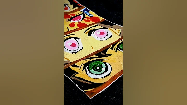 Demons Slayer Handpainted bag 🖤#demonslayer #handpainted #art #usa #aesthetic #viral #anime