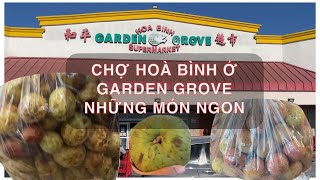 HOA BINH MARKET IN GARDEN GROVE, LITTLE SAIGON CUISINE WITH MANY FAMOUS EATERIES