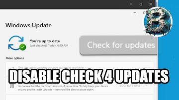 Disable Check for Updates using Group Policy!