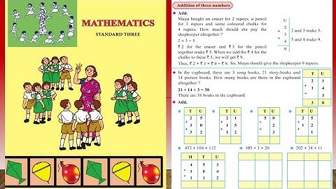 Std.3rd Mathematics (Addition without Carrying Over) page no.21