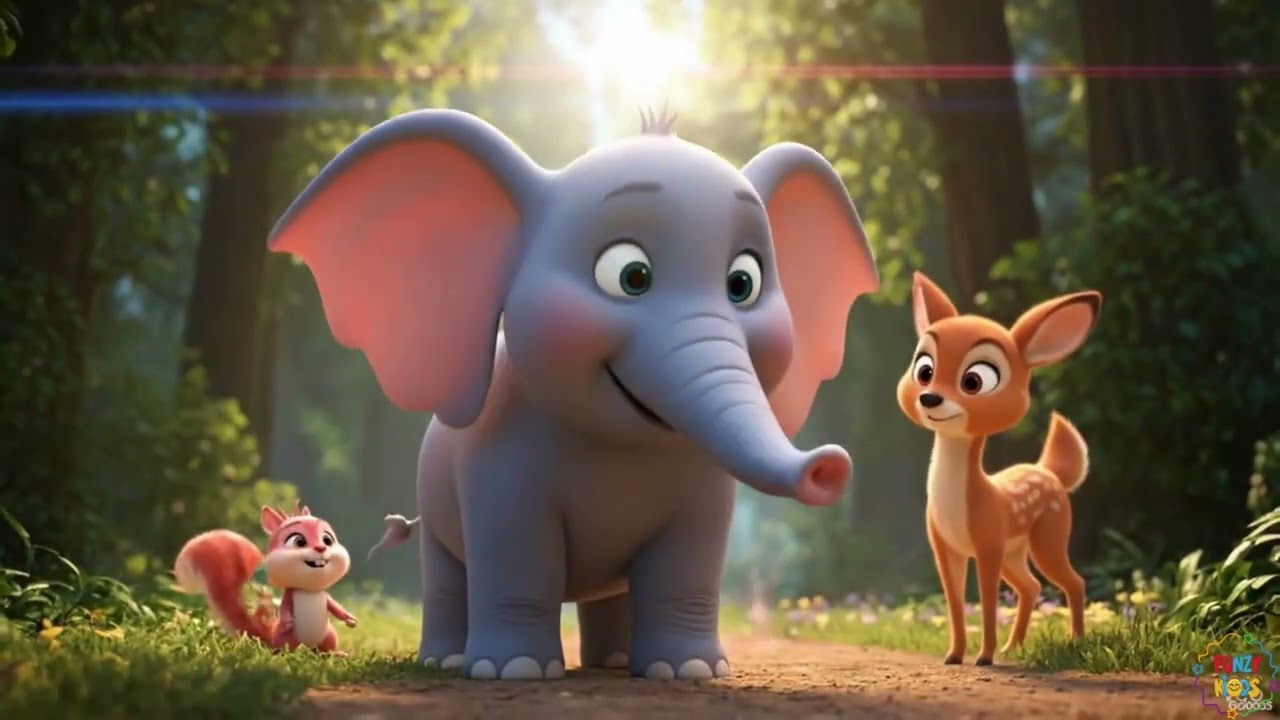 Tumbo the Elephant Who Felt Too Big 🐘 | A Gentle Story About Self-Acceptance | Funzy Kids