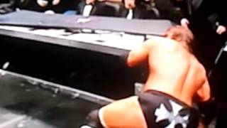 Referee disarms HHH!