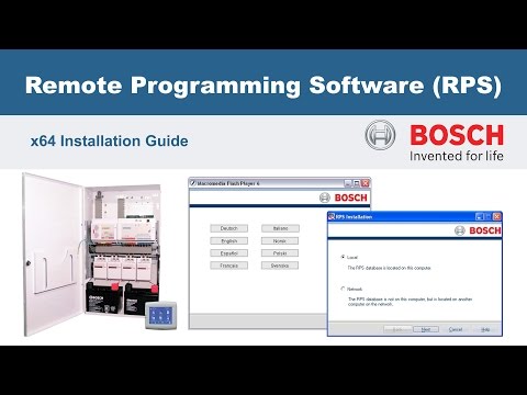 Bosch RPS for MAP v.1.1.9 installation on x64 OS