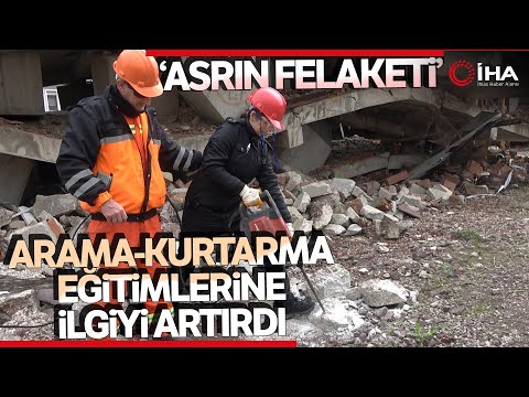 Depremler Arama Kurtarma Eğitimlerine Talebi Artırdı