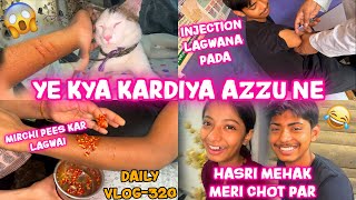 Ye Kya Kardiya Azzu Ne😱Daily Vlog-320#catbite #dailyvlog #viralvlogs #viralvideo #explore