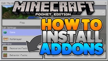 MCPE 0.16.0 - How to Install Addons - Minecraft PE (Pocket Edition)