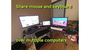 Share mouse and keyboard over multiple SBCs/PCs with Barrier