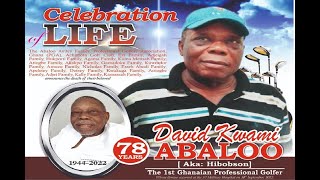 Celebration of Life of David Kwami Abaloo - Burial Service & Final Funeral Rites
