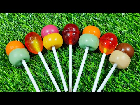 ASMR MUKBANG Watermelon Desserts Cutting Rainbow. Lollipo Cutting Rainbow.Gummy Candy #satisfying