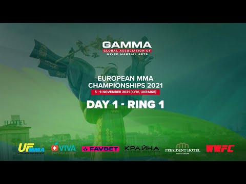 GAMMA - European MMA Championships 2021 - DAY 1 - Ring 1