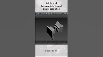 How to Make a 3D Hammer in 3ds Max / Maya / Blender | 3D Modeling #shorts