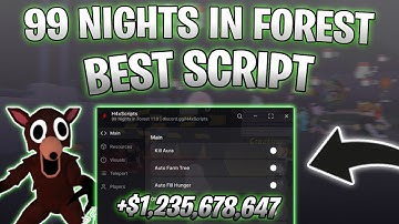 *NEW* 99 Nights in the Forest Script (PASTEBIN 2025) (KILL AURA ,AUTO FARM ,ESP)