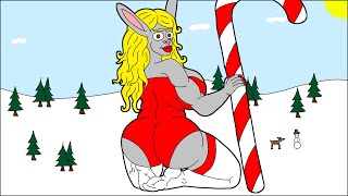 RABBIT FURRY GIANTESS MUSCLE GROWTH POV FEET MRS CLAUS  MOMMY SOLES PAWS FOOT UNAWARE BUTT CRUSH