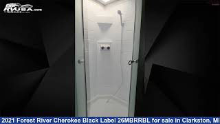 Phenomenal 2021 Forest River Cherokee Black Label Toy Hauler RV For Sale in Clarkston, MI