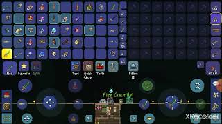 Making The Fire Gauntlet In Terraria #terraria