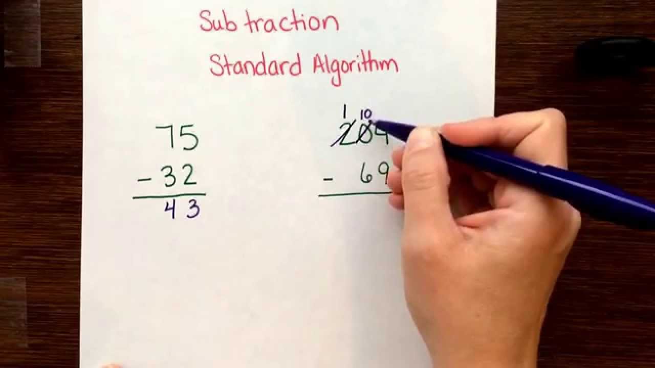 subtraction-standard-algorithm-youtube