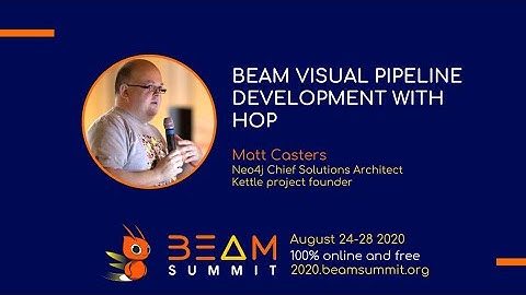 Beam visual pipeline development with Hop