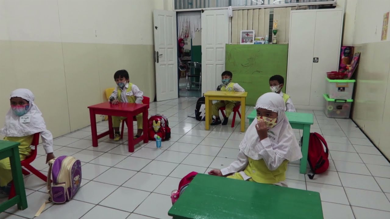 Pembelajaran Tatap Muka Terbatas (PTMT) TKIT AR RIDHO Pondok Kelapa