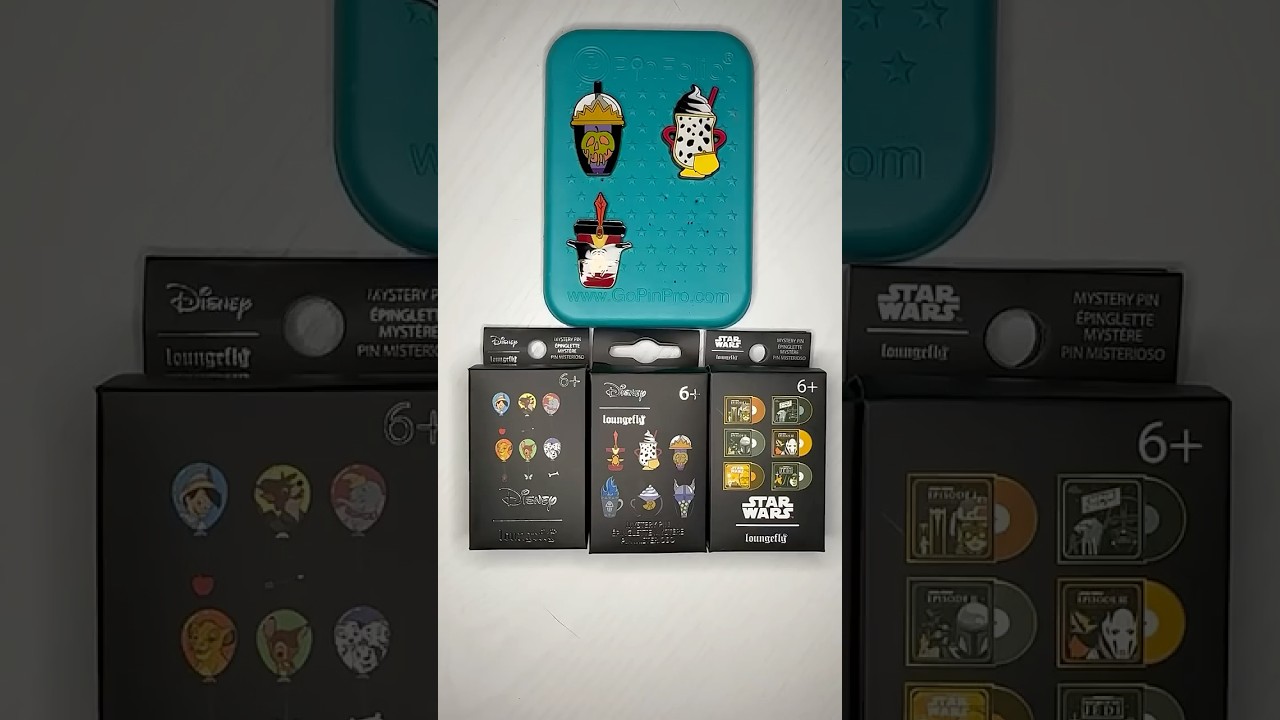 Disney Pin Mystery Box Loungefly from Hot Topic 