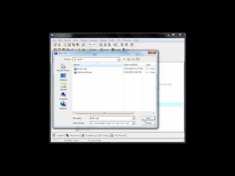 Create your first C++ Program in Dev-C++ (Video 1)