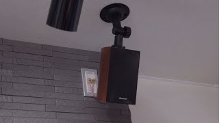 スピーカー天吊り　Speaker ceiling suspension