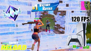 Fortnite Unreal Ranked Reload On PS5 Slim | Controller Gameplay | 120 FPS | 4K