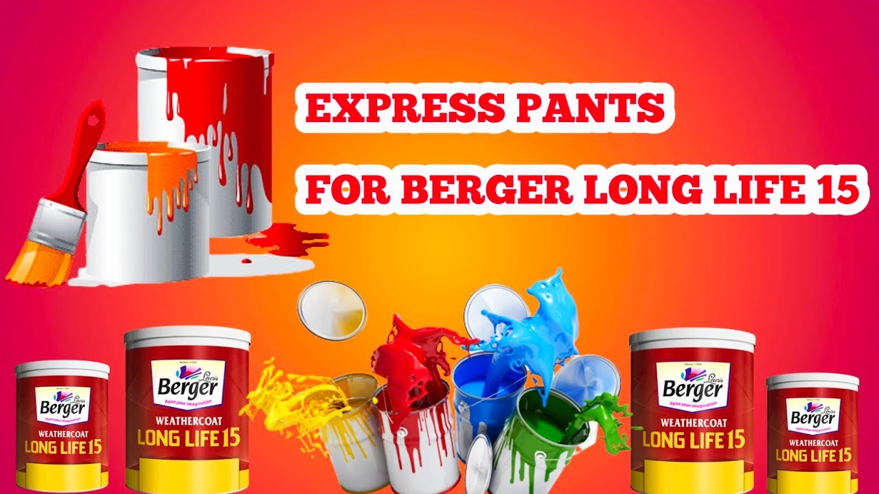 EXPRESS PANTS FOR BERGER LONG LIFE 15 EXTERIOR !! 🖌️🖌️
