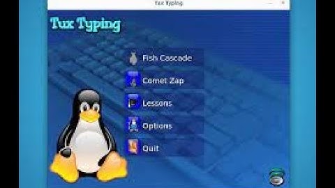 chơi tux typing