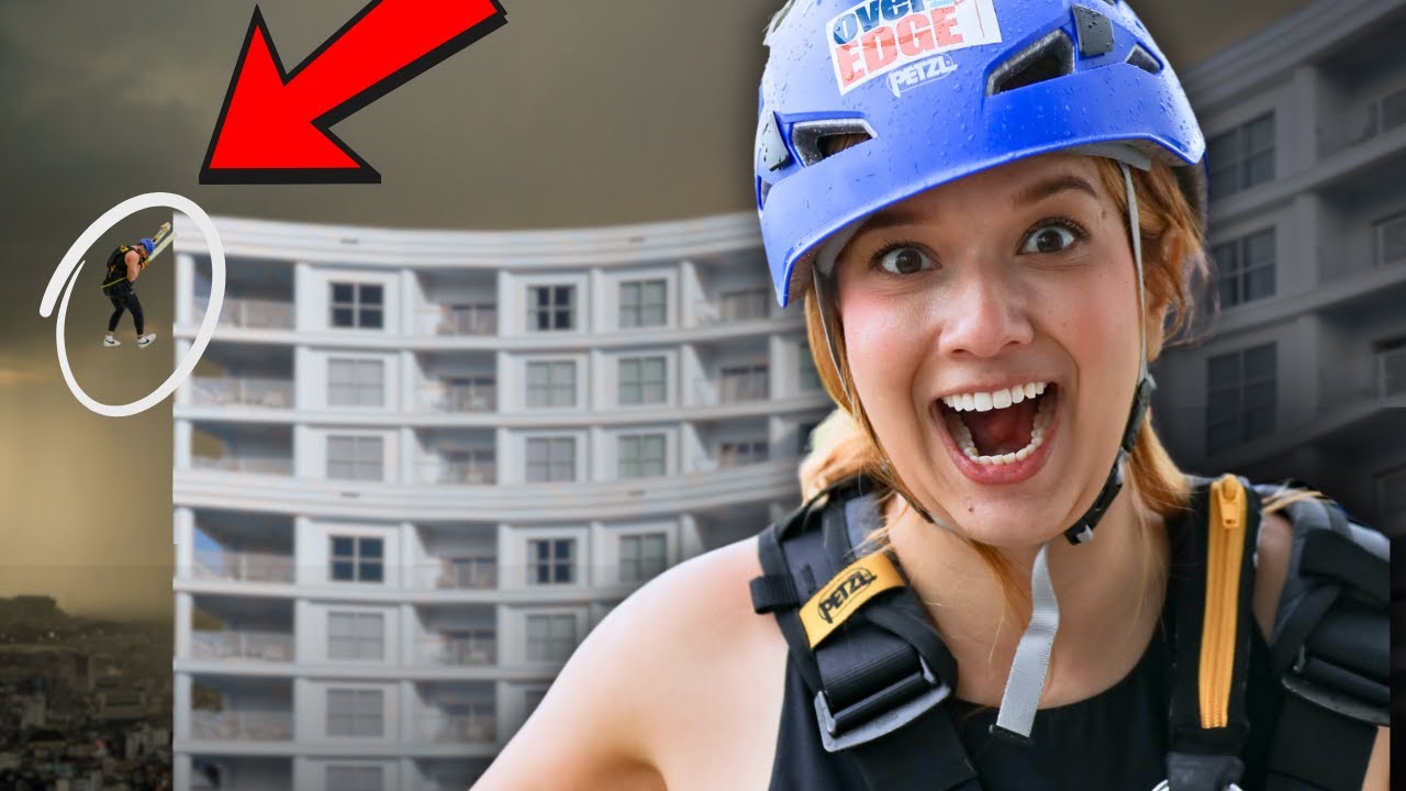 Urban Rappelling I Survived Urban Rappelling in Orlando! | Over The Edge - YouTube