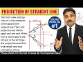 PROJECTION OF STRAIGHT LINE IN ENGINEERING DRAWING IN HINDI (SOLVED PROBLEM 1)