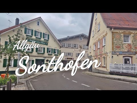 Impressionen aus der Stadt Sonthofen / eine malerische Stadt im Allgäu