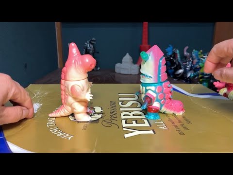 ソフビ DE 怪獣バトル　ナナシA対 紆余曲折怪獣ザイオーン