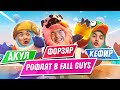 КЕФИР, АКУЛ И ФОРЗЯР ДИКО РОФЛЯТ В FALL GUYS!