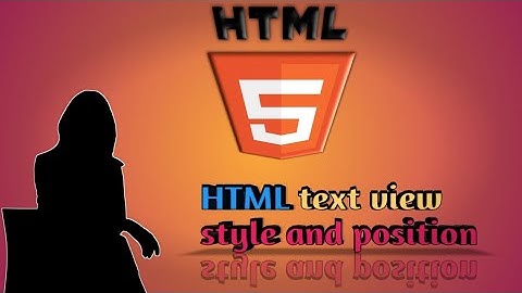 html text view italic , bold , center , color style || #WebDesignTools