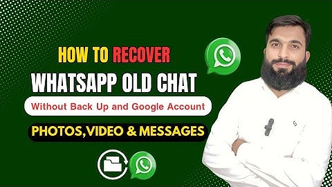 How To Recover Whatsapp Deleted Chat Without Backup | Restore Whatsapp Chats (2025)