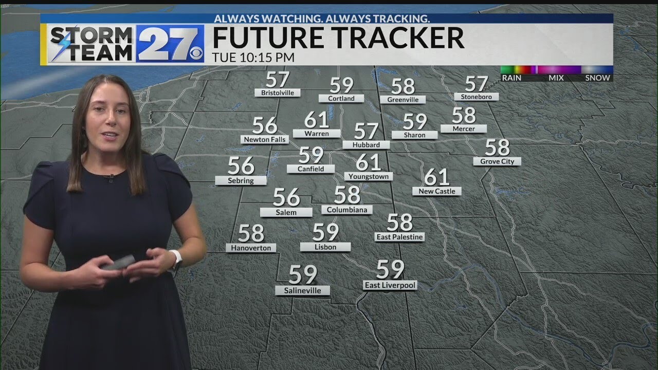 Clear skies and slight cooler temperatures overnight - YouTube