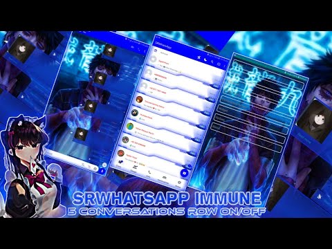 SRWhatsApp | Immune All Virus | All Bug Bot Fix | 5 Conversations Style New Base