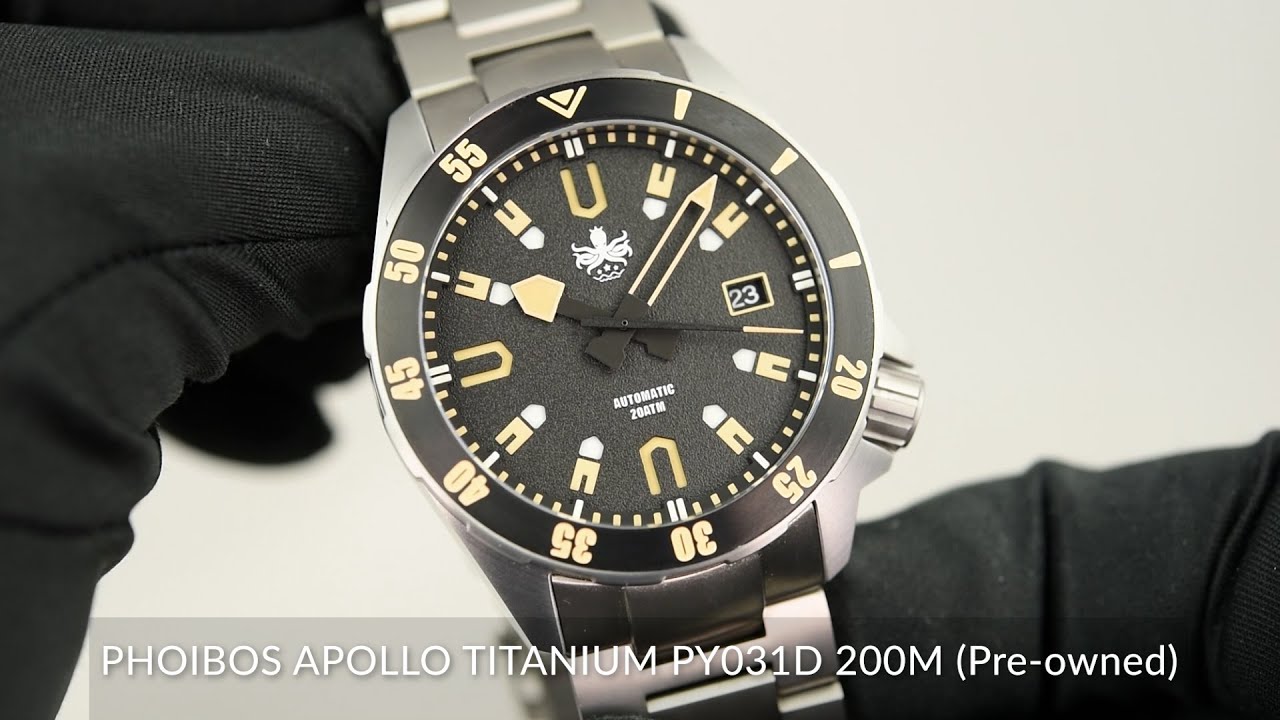 PHOIBOS APOLLO TITANIUM PY031D 200M (Pre-owned) - YouTube