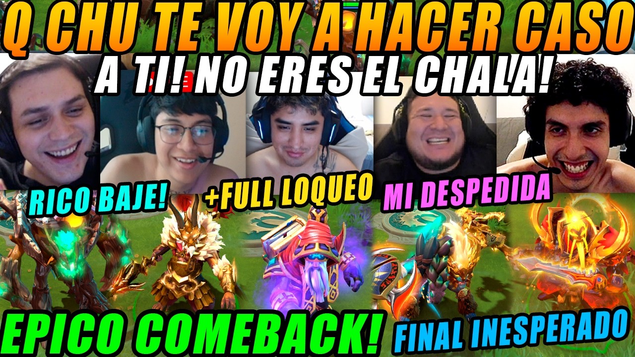 😮EPICO COMEBACK!😮Matthew, Pakazs, Kingteka, Sacred y Alone en RANKED PARTY😂FULL LOQUEO +RISAS