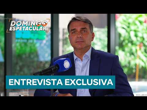 Assista à entrevista exclusiva da RECORD com Flávio Bolsonaro (PL), candidato à Presidência