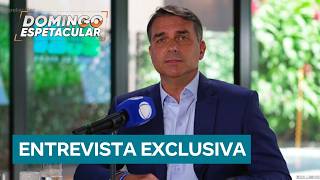 Assista à entrevista exclusiva da RECORD com Flávio Bolsonaro (PL), candidato à Presidência
