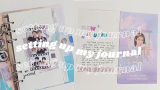 starting a new journal ☁️ A6 ring binder