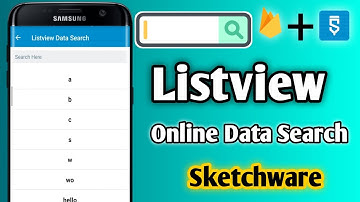 How To Search Listview Data Online In Sketchware | Listview Data Search | Sketchware | Sketch Store