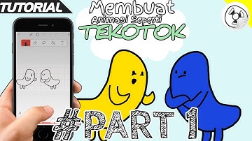 PART 1 | Tutorial Membuat Animasi Seperti Tekotok di FlipaClip Android!