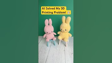 AI Solved My 3D Printing Problem! 🐰 #shorts
