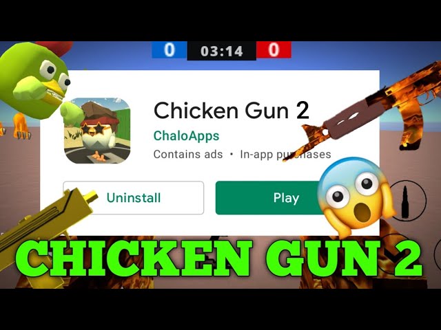 chicken gun mod menu lary hacker 2.8.06 مسدس الدجاج لاري هاكر بميزات جديدة  رهيبة تحميل من ميديا فاير 